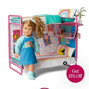 New in box American Girl Courtney’s Bedroom set for 18 in dolls